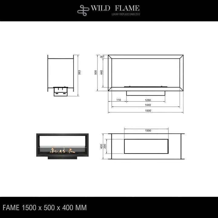 bioethanol-einbau-kamin-ofen-zweiseitig-raumteiler-fame-150cm-schwarz-wildflame-technische-zeichnung