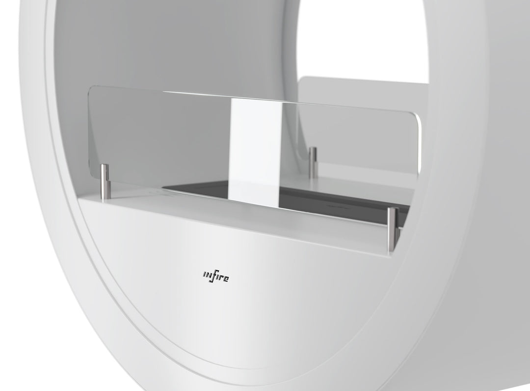bioethanol-standkamin-ethanolkamin-boden-incycle-2side-infire-weiss-mit-glas-nahaufnahhme-glas-und-stahl