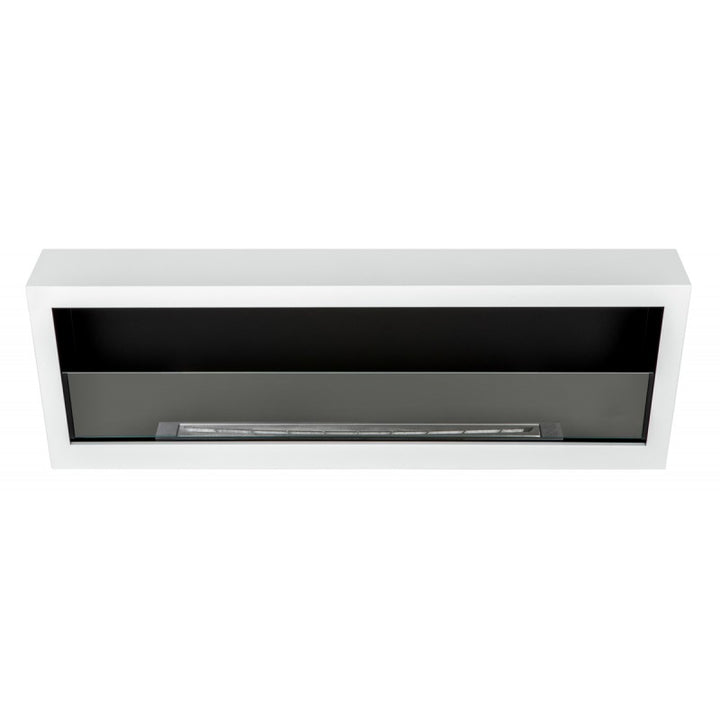 Bioethanol Wandkamin - Deluxe XL Weiss