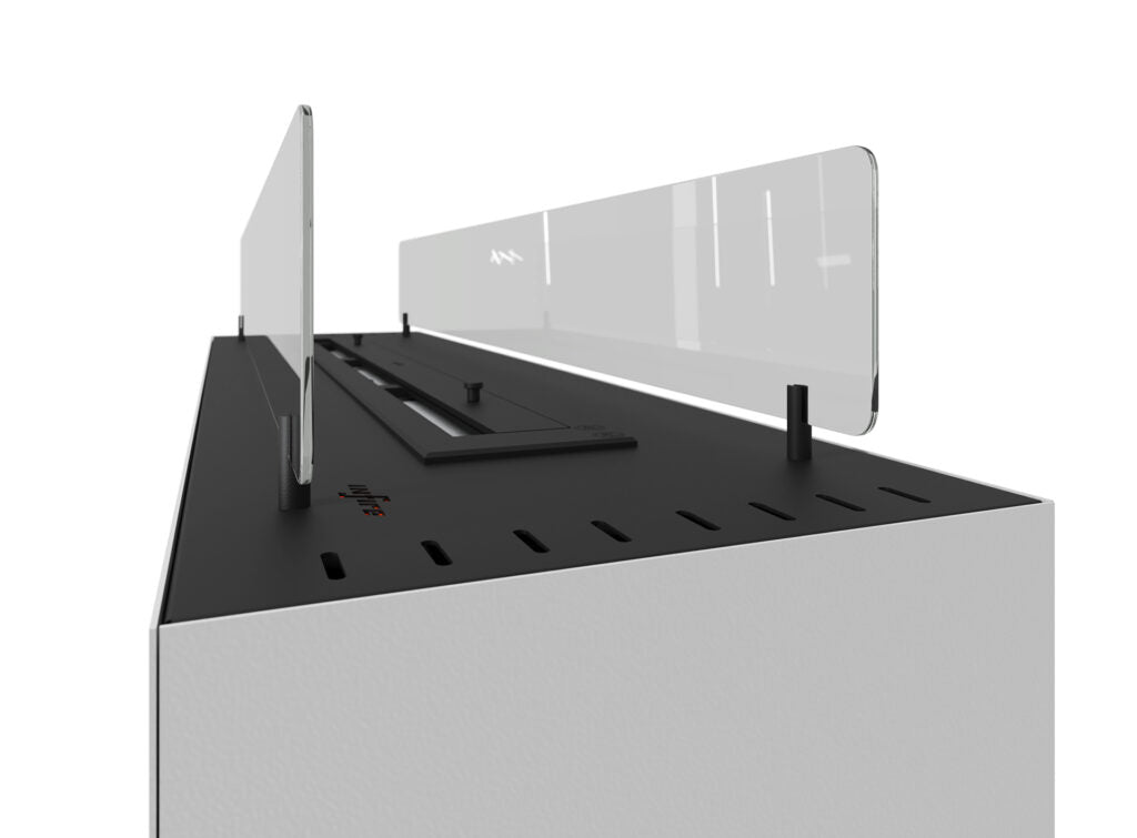 Bioethanol Standkamin - InCube Weiß