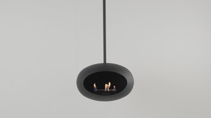 Bioethanol Deckenkamin - Le Feu DOME SKY CHROME SILBER/RVS